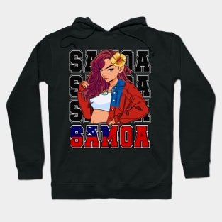 Samoa Girl Samoan Polynesian Islands Aloha Hoodie